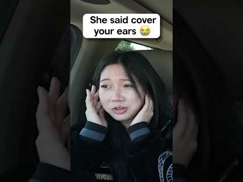 She said cover your ears 💀