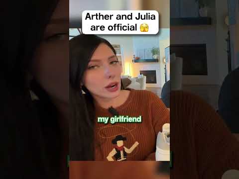 Arther and Julia are "official" 